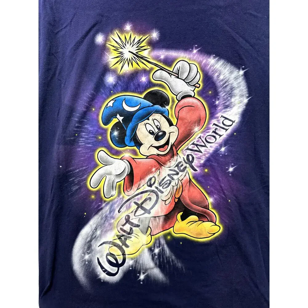 Walt Disney World Sorcerer Mickey Mouse Vintage Sleepwear Nightgown Gown - Picture 5 of 5
